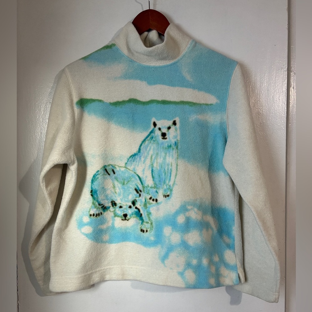Vintage Catalina Polar Fleece Sweater Medium